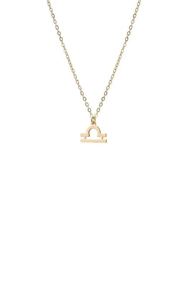Joy by Corrine Smith Libra Halskette Gold Sternzeichen Waage
