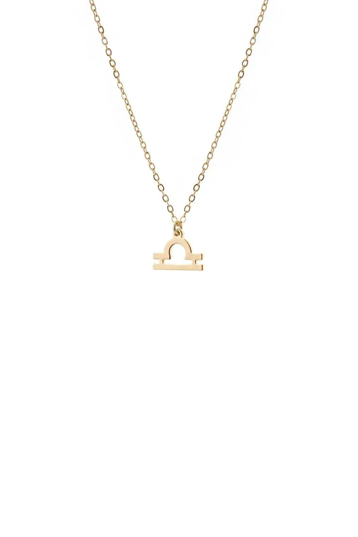 Joy by Corrine Smith Libra Halskette Gold Sternzeichen Waage