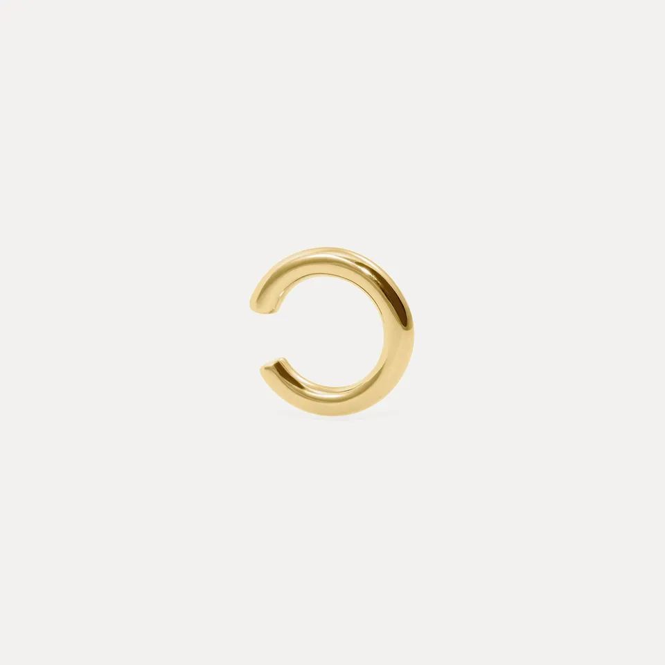 Stilnest Bold Revolve Ear Cuff 585 Gold 11 mm