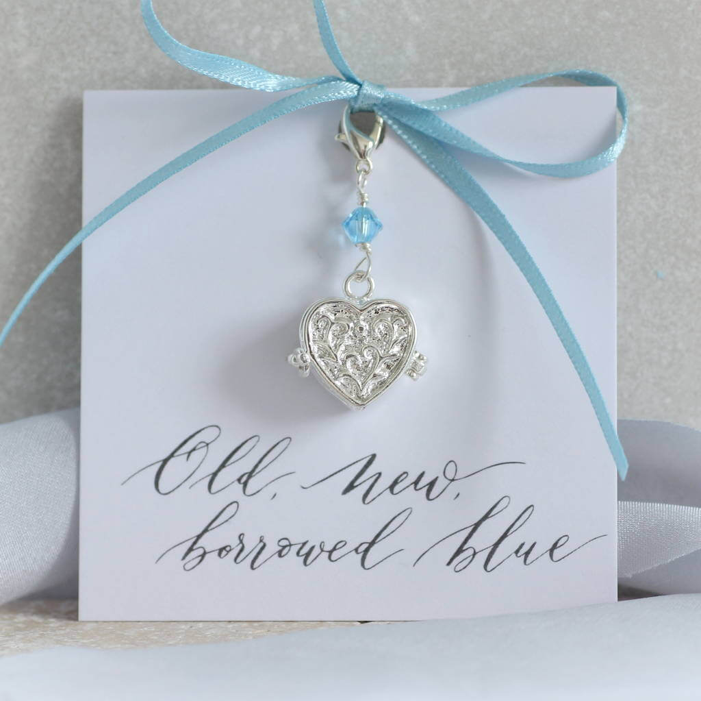 Joy by Corrine Smith Something Blue Locket Anhänger Silber