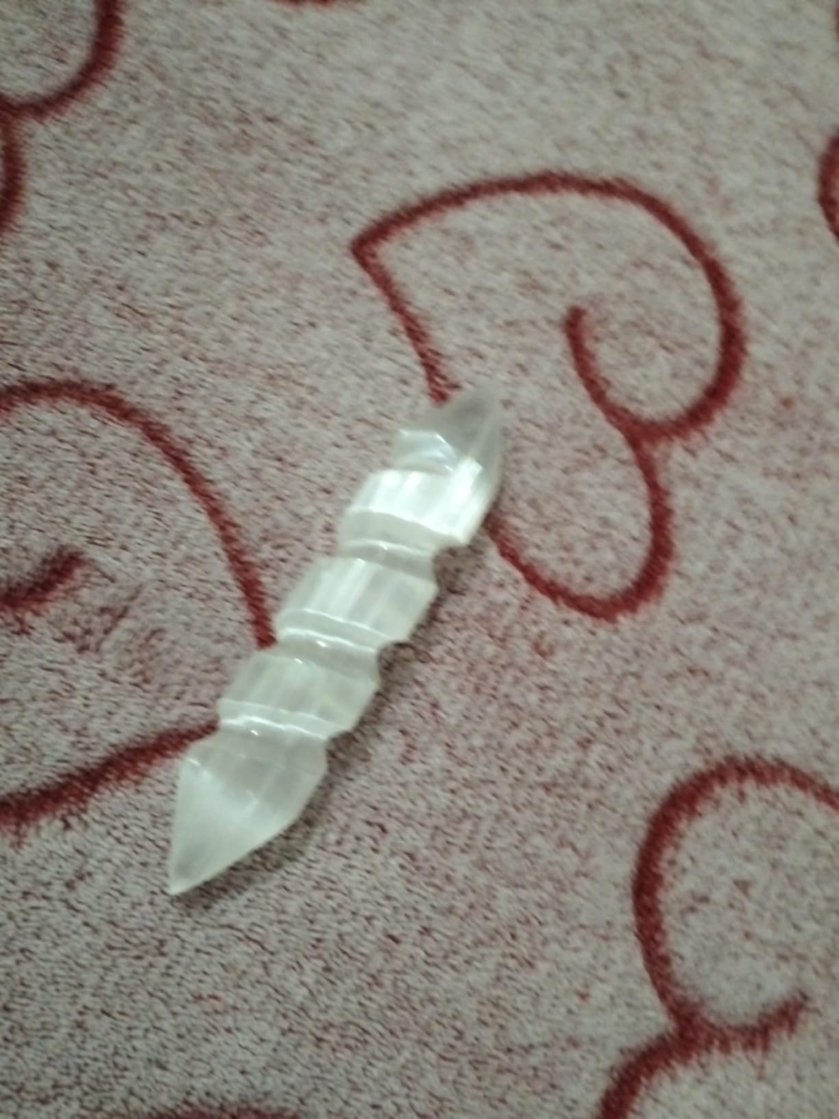 NKlaus Healing Crystals Selenit Massagestab 10cm Heilstein