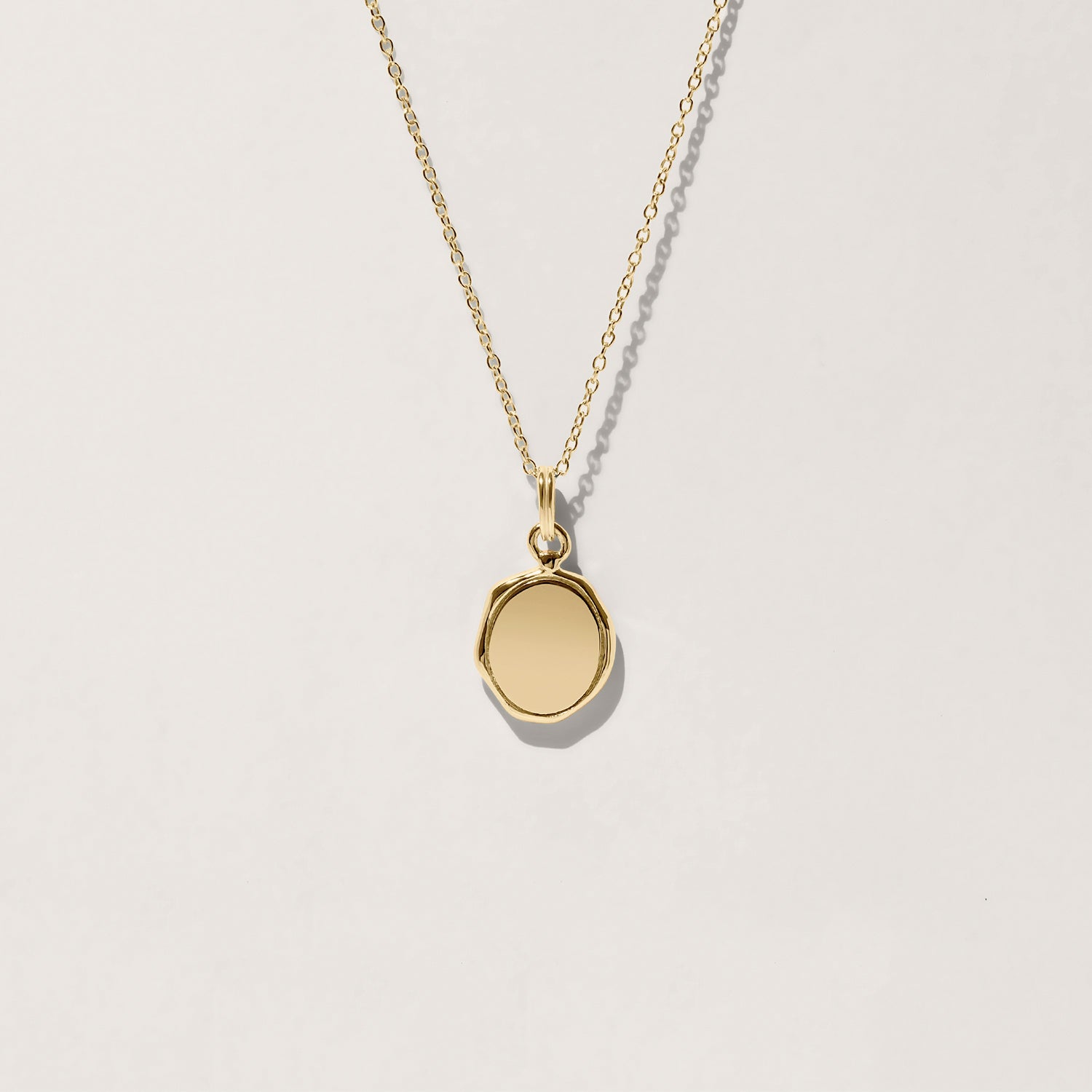 Stilnest Seal Engravable Kette 585 Gold 45cm gravierbar