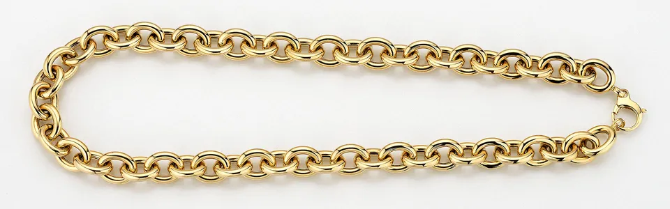 Eugen Rühle Ankerketten Ankerkette halbmassiv 11,5mm 585 Gelbgold