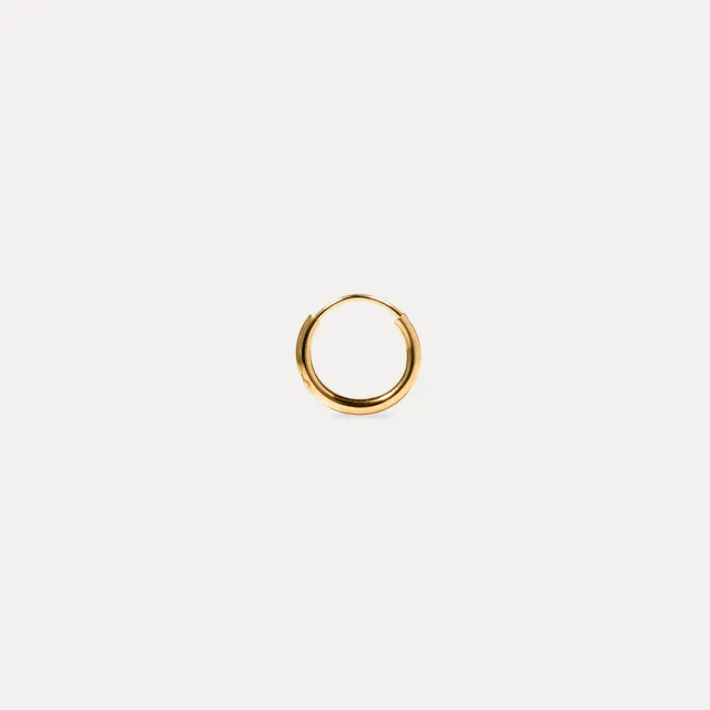 Stilnest Basic Creolen Single 24k Gold Vermeil 20mm