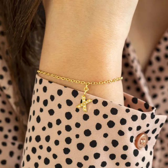 Joy by Corrine Smith Pearl Kiss X Perlenarmband Gold 18cm