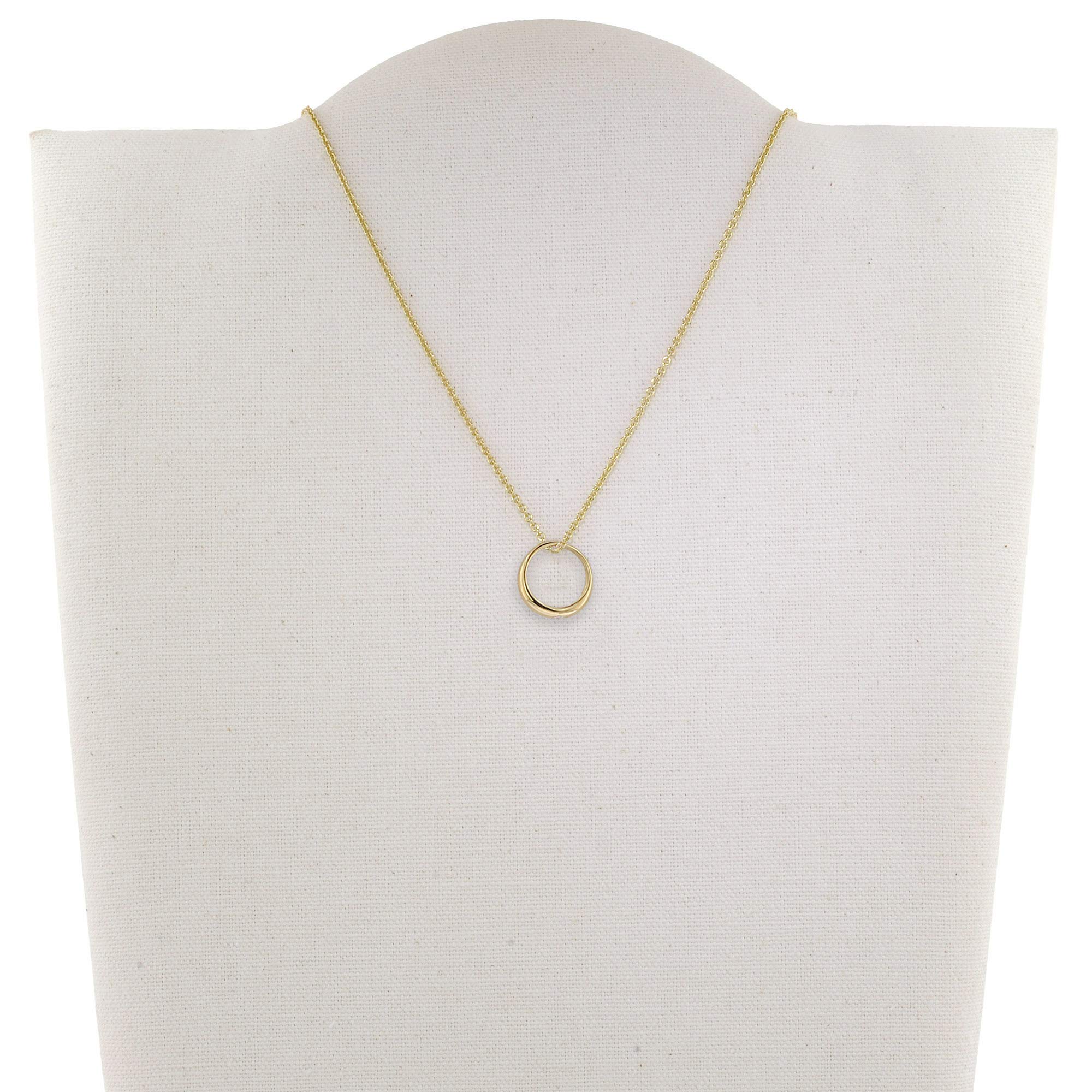 trendor 39475 Taufring Halskette Gold 333 42 cm