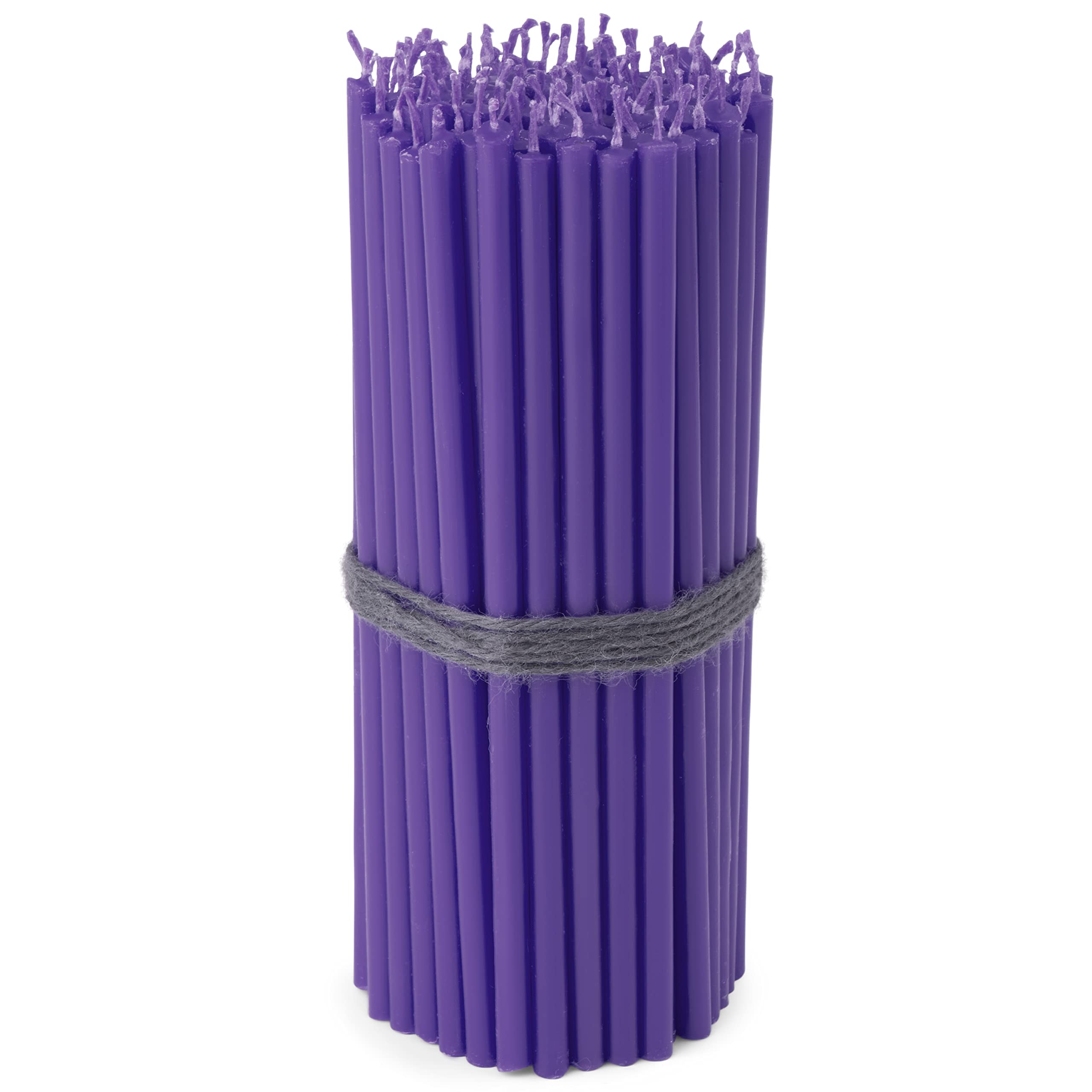 NKlaus Candles Stabkerzen Violett 50er 16cm Paraffin