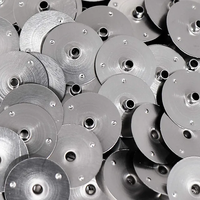 NKlaus Dochtfüße Metall 2,5mm 100 Stück Kerzen Dochte