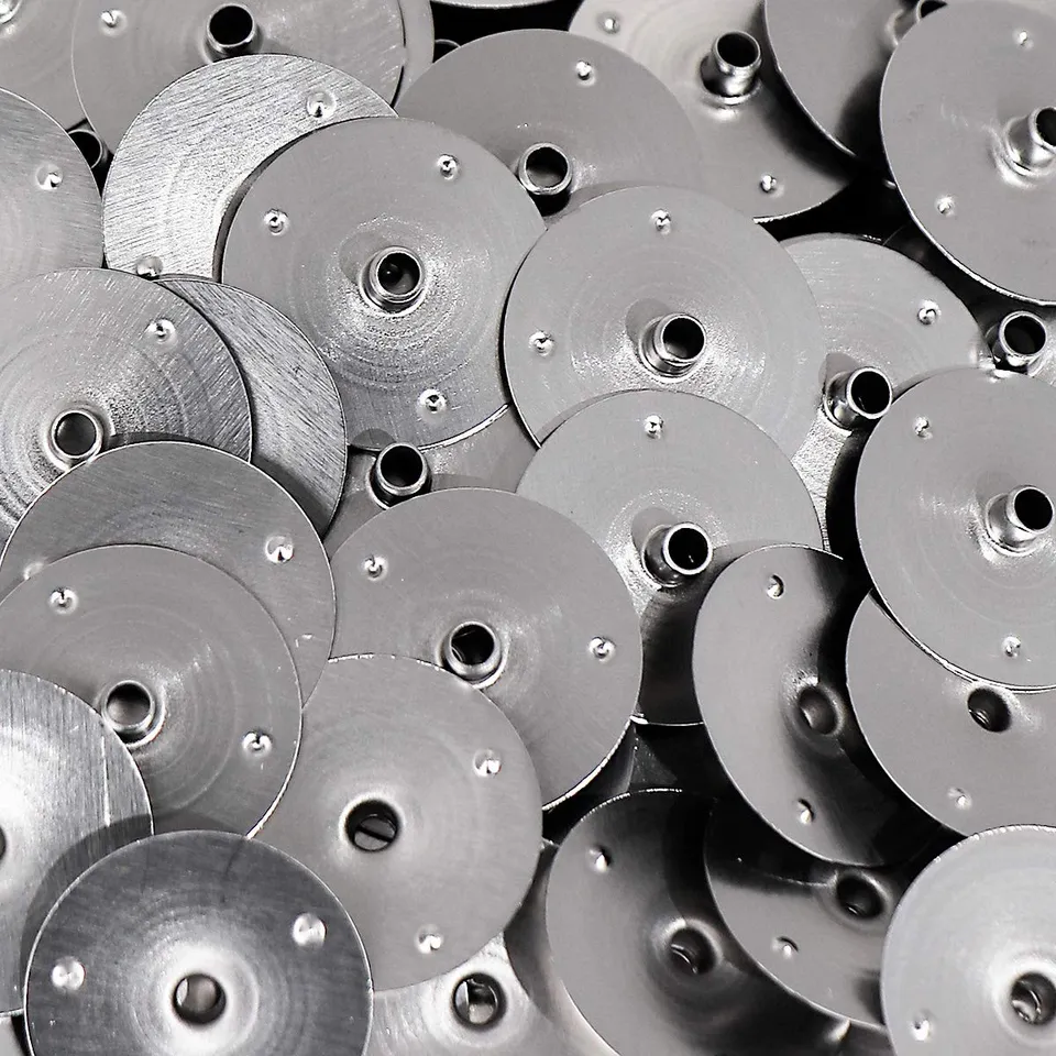 NKlaus Dochtfüße Metall 2,5mm 100 Stück Kerzen Dochte