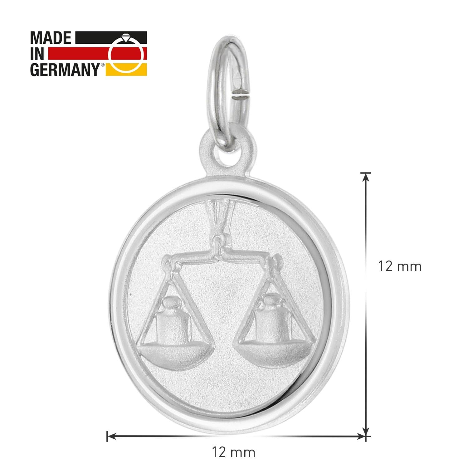 trendor 28606-10 Waage Halskette 925 Silber 40cm Kind