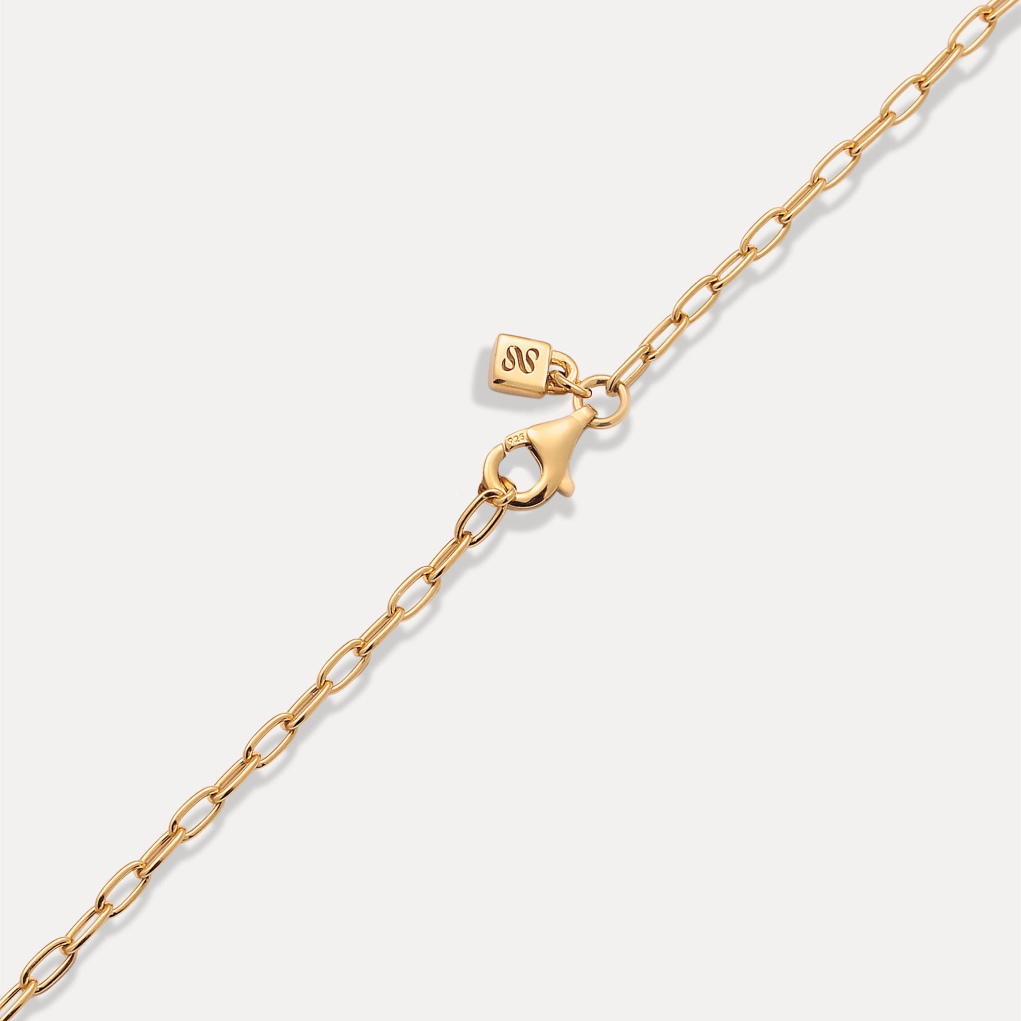 Stilnest Catena II Choker Halskette 24K Gold Vermeil Silber