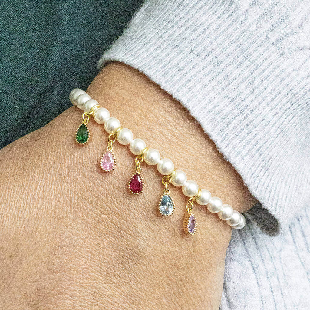 Joy by Corrine Smith Bracelets Perlenarmband Birthstone Tropfen