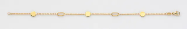 Eugen Rühle Armbänder 20.5111.311 Ankerkette Armband 585 Gelbgold Scheiben