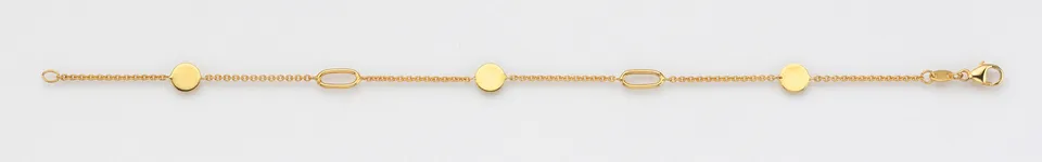 Eugen Rühle Armbänder 20.5111.311 Ankerkette Armband 585 Gelbgold Scheiben