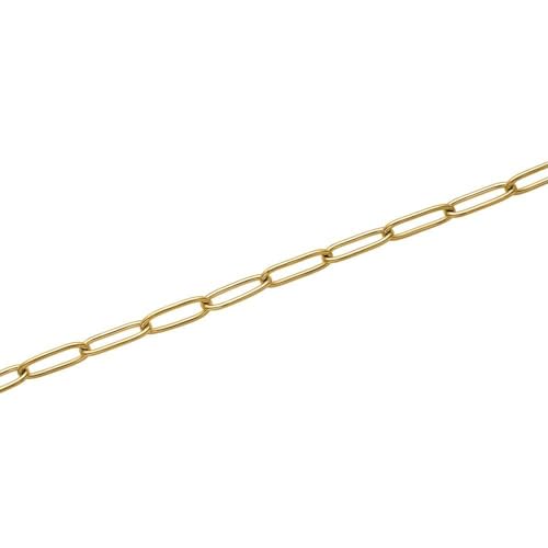 JEWLIX ID-Armbänder Gliederarmband Edelstahl Gold