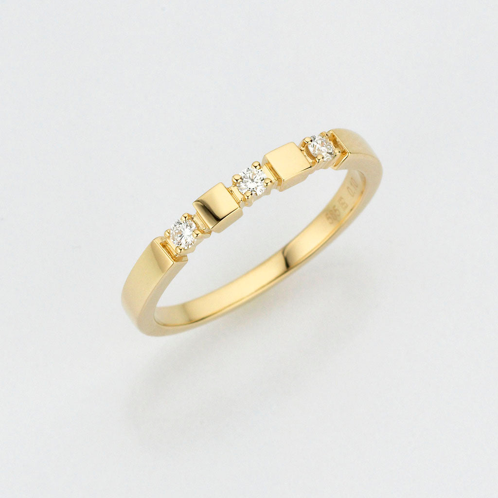 Eugen Rühle Ringe 88.7888.250-100 Ring Gelbgold 0,10ct Brillant