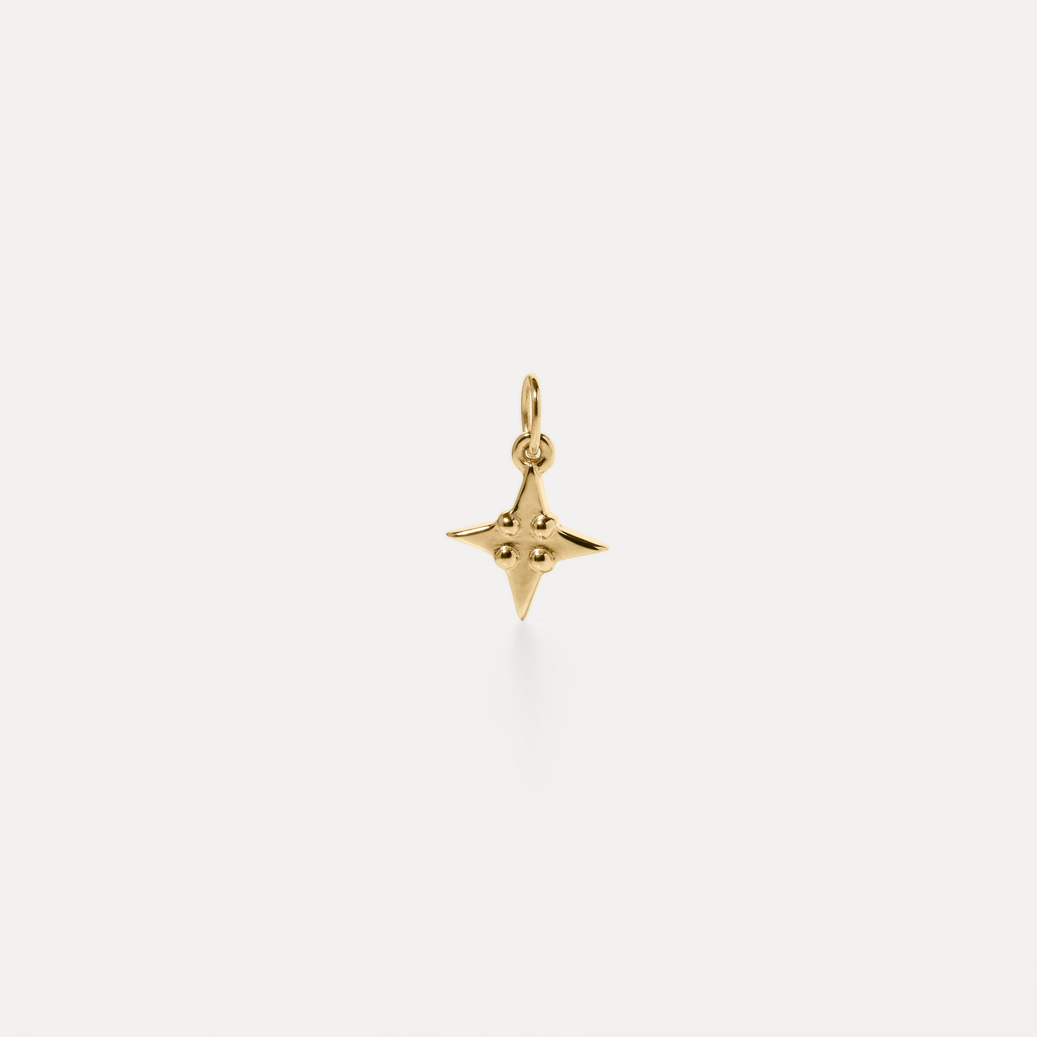 Stilnest Stella Stern Anhänger 585 Gold 14k Massivgold