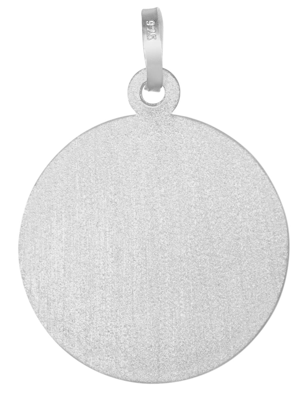 trendor 41462 Erzengel Michael Halskette 925 Silber 40 cm Ø 16 mm