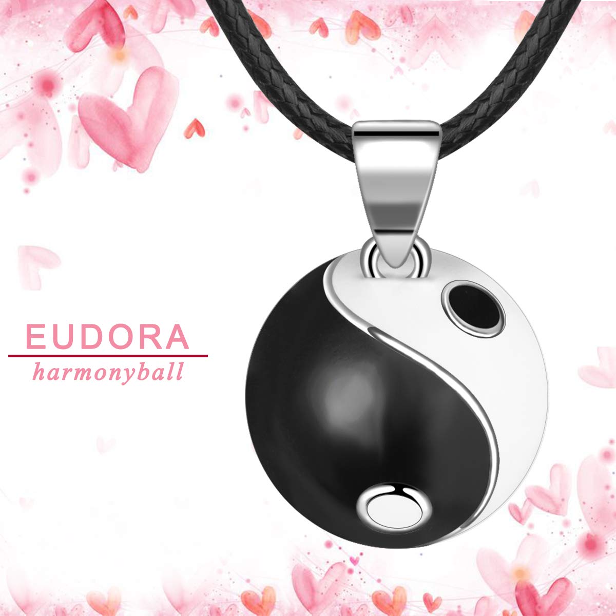 Eudora Harmony Bola Yin Yang Halskette Klangkugel 45 Zoll