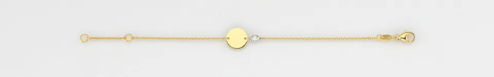 Eugen Rühle Armbänder 20.5111.331-100 Armband 17 cm 585 Gelbgold