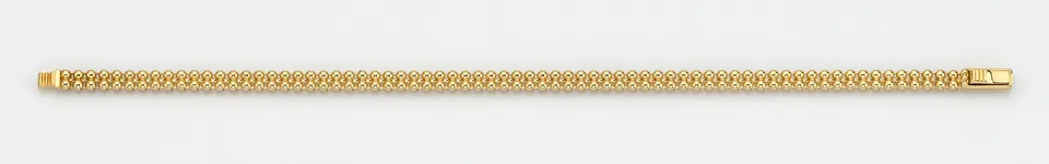 Eugen Rühle Fantasie Kugelkette Armband 4,3mm 585 Gelbgold
