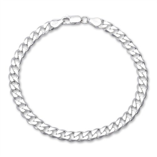 JEWLIX Panzerarmbänder PA0060 Armband Silber 19cm 6mm