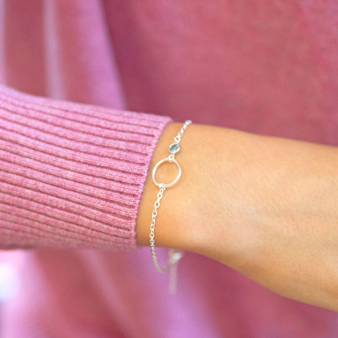 Joy by Corrine Smith Mother Child Armband Gold mit Geburtsstein