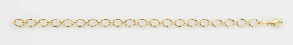 Eugen Rühle Fantasieketten 37.3631 Ösenkette 585 Gold 6mm oval