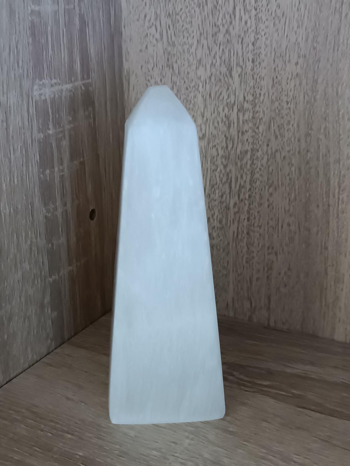 NKlaus HEALING CRYSTALS Selenit-Obelisk 10 cm 1 Stück