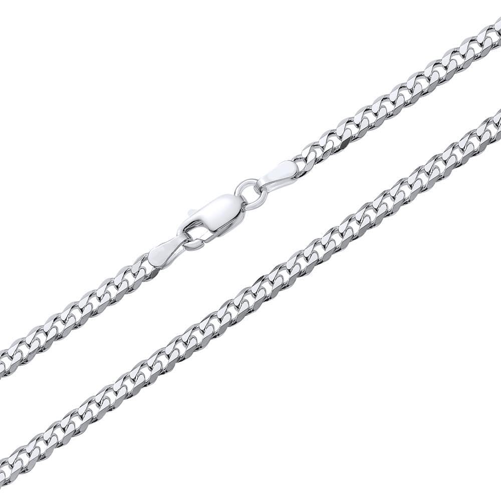 JEWLIX Panzerketten PK0030 Halskette Silber 55cm 3mm