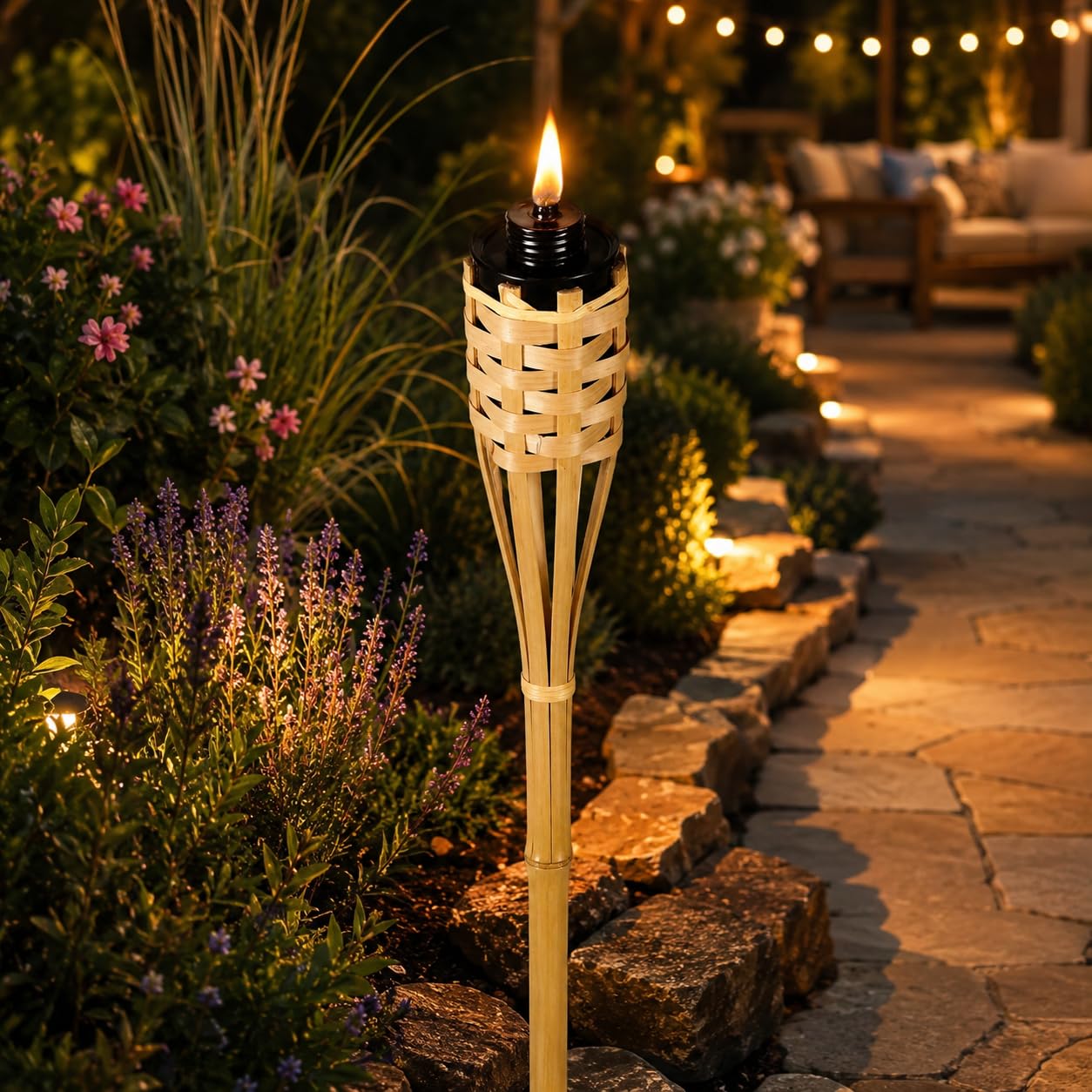 NKlaus CANDLE HOLDER Glasfaser-Dauerdocht rund 15 mm 5 m