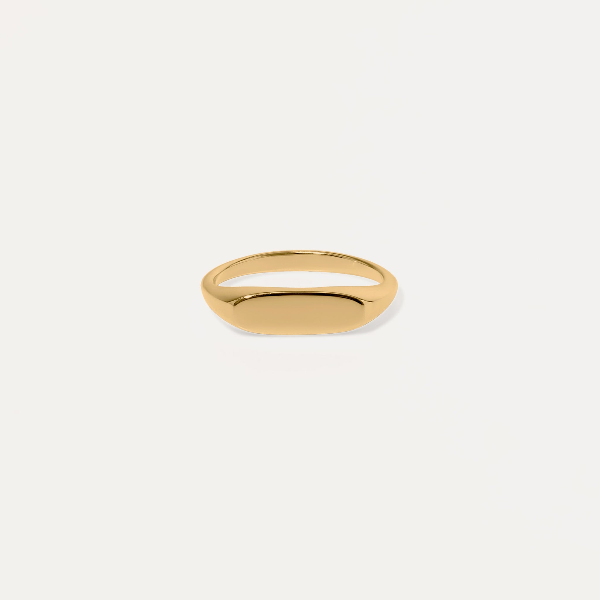 Stilnest Flat-Top Ring 925 Silber gravierbar Gr. 52