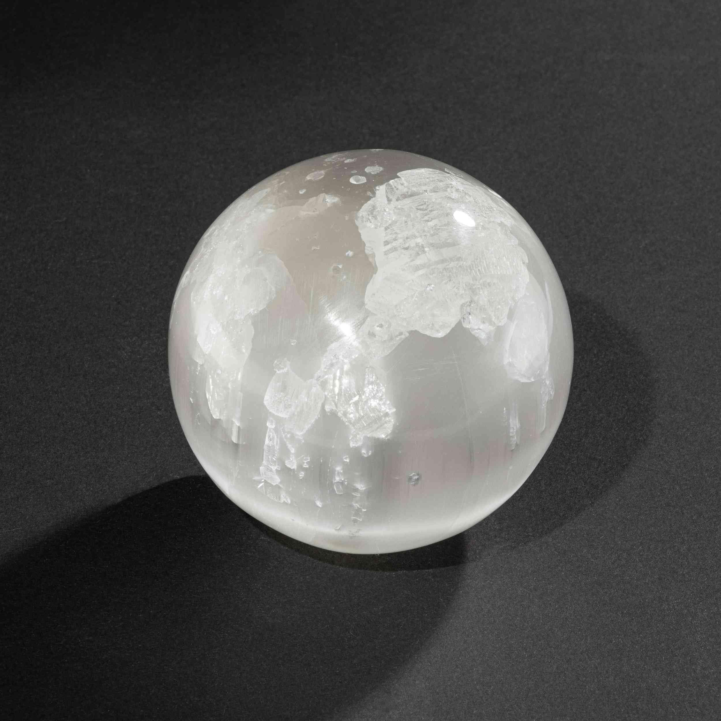 NKlaus HEALING CRYSTALS Selenit-Kugel 8 cm Kristallkugel