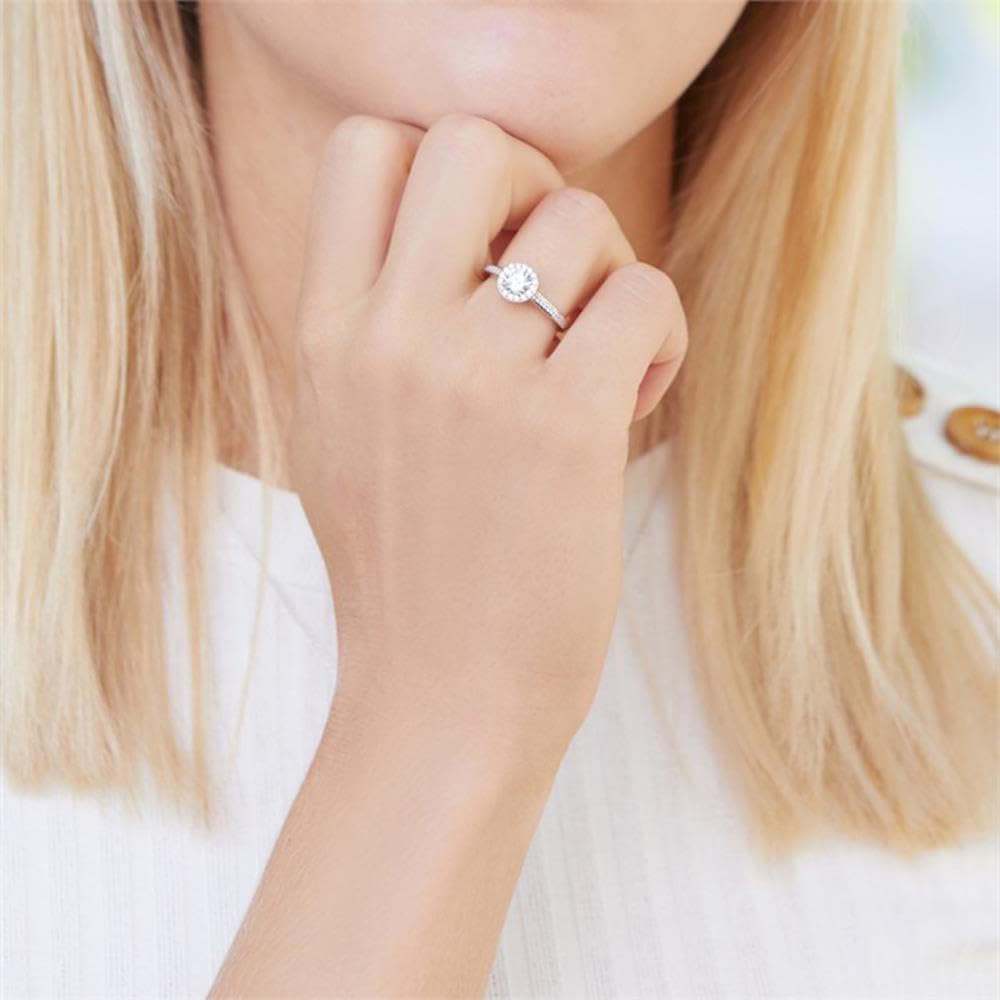 JEWLIX Verlobungsring Silber 54mm Zirkonia mehrsteinig