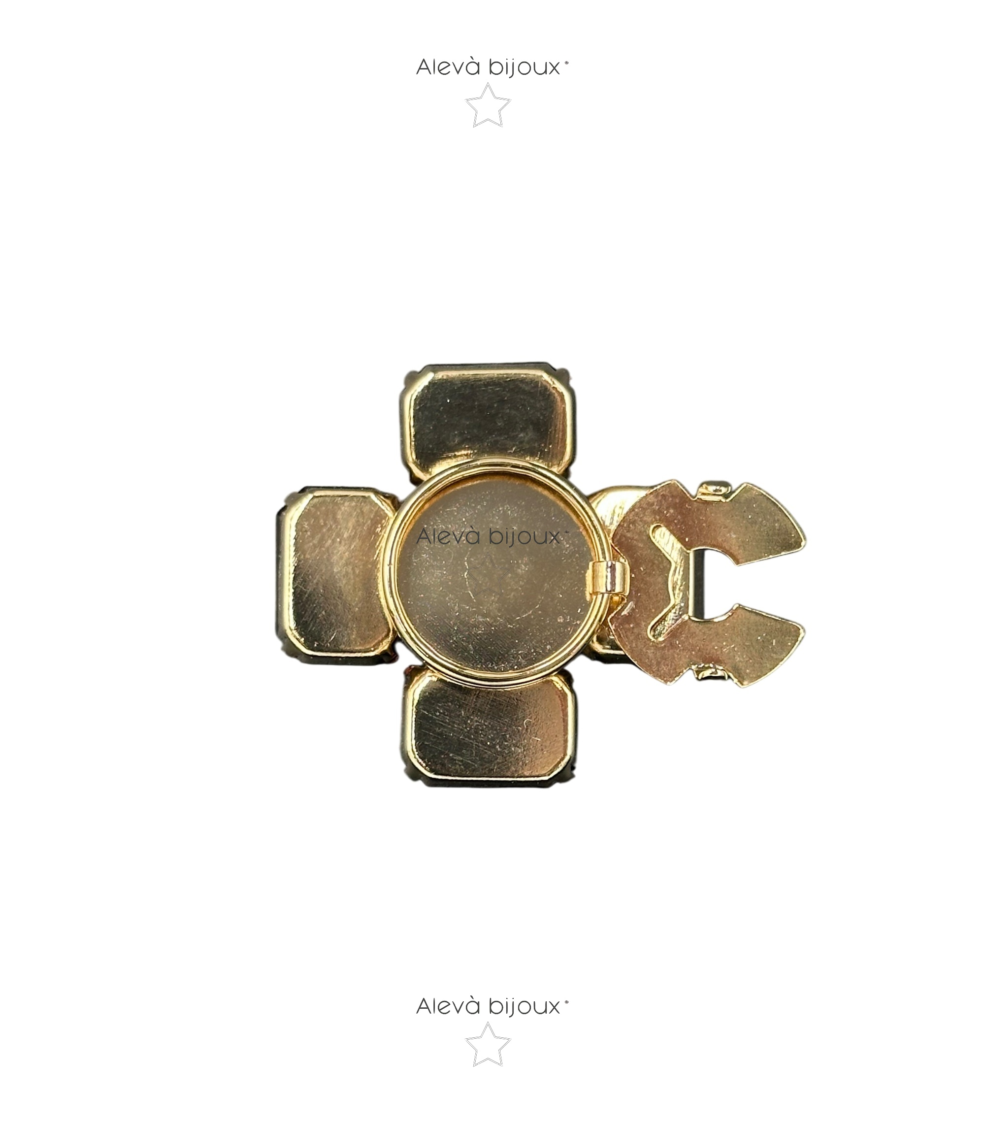 Alevá Bijoux Copribottoni Copribottone Knopfschmuck Damen