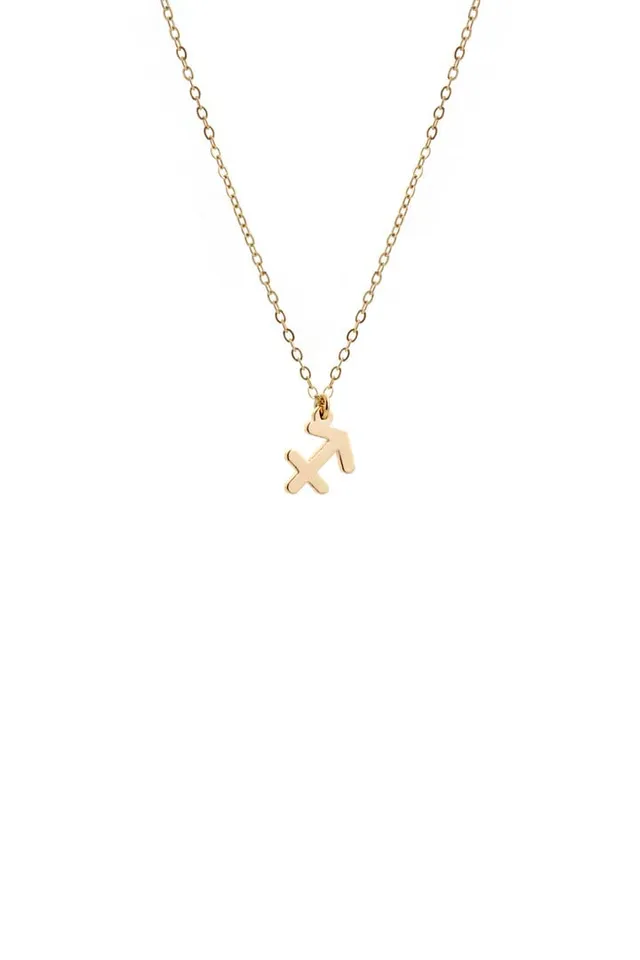 Joy by Corrine Smith Sagittarius Halskette Gold Schütze 1cm