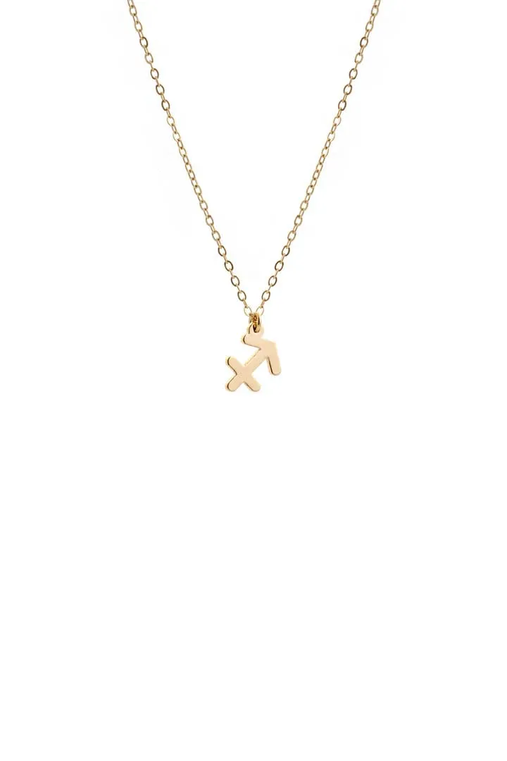 Joy by Corrine Smith Sagittarius Halskette Gold Schütze 1cm