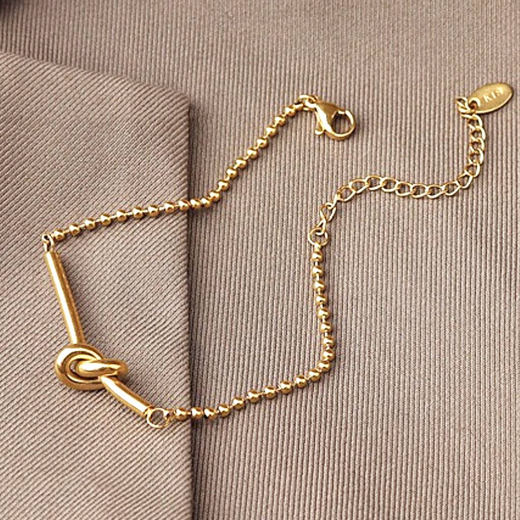 Joy by Corrine Smith Knot Armband Freundschaft Gold