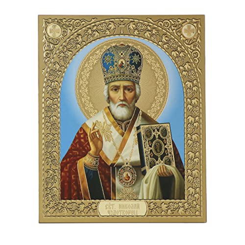 NKlaus Ikone Gottesmutter von Kazan Holz 15x18 cm