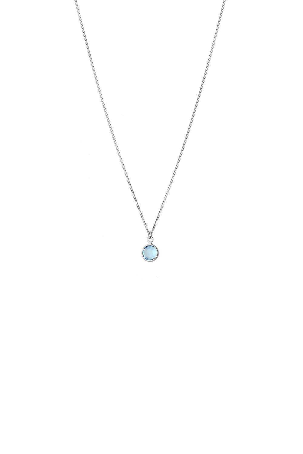 Joy by Corrine Smith March Halskette Aquamarin Sterlingsilber