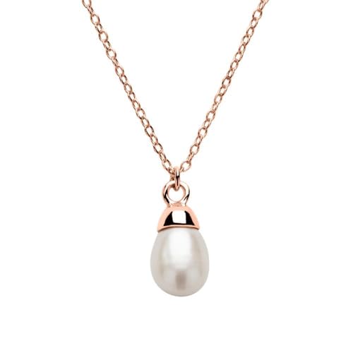 JEWLIX Ketten mit Anhänger Perlenkette 925er Silber rosé Damen