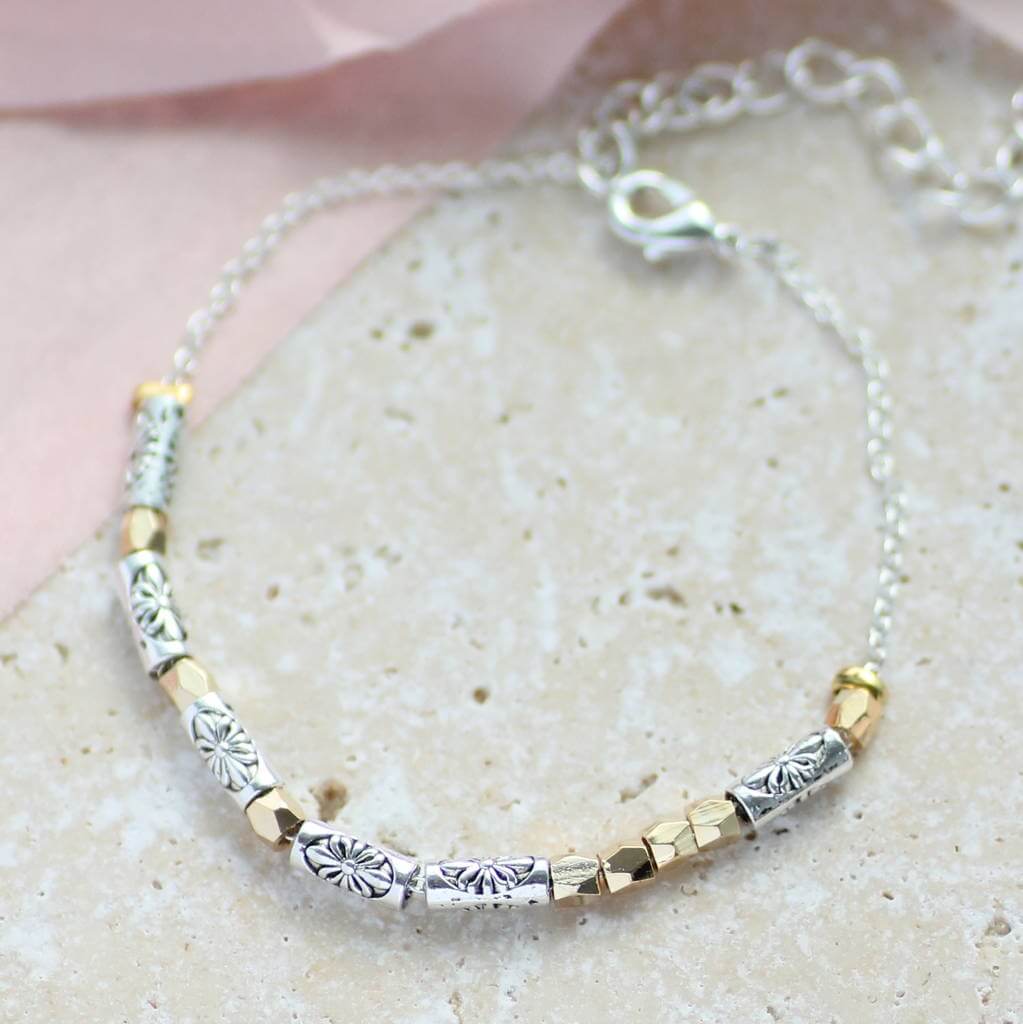Joy by Corrine Smith Bracelets Morse Code Luck Armband Silber