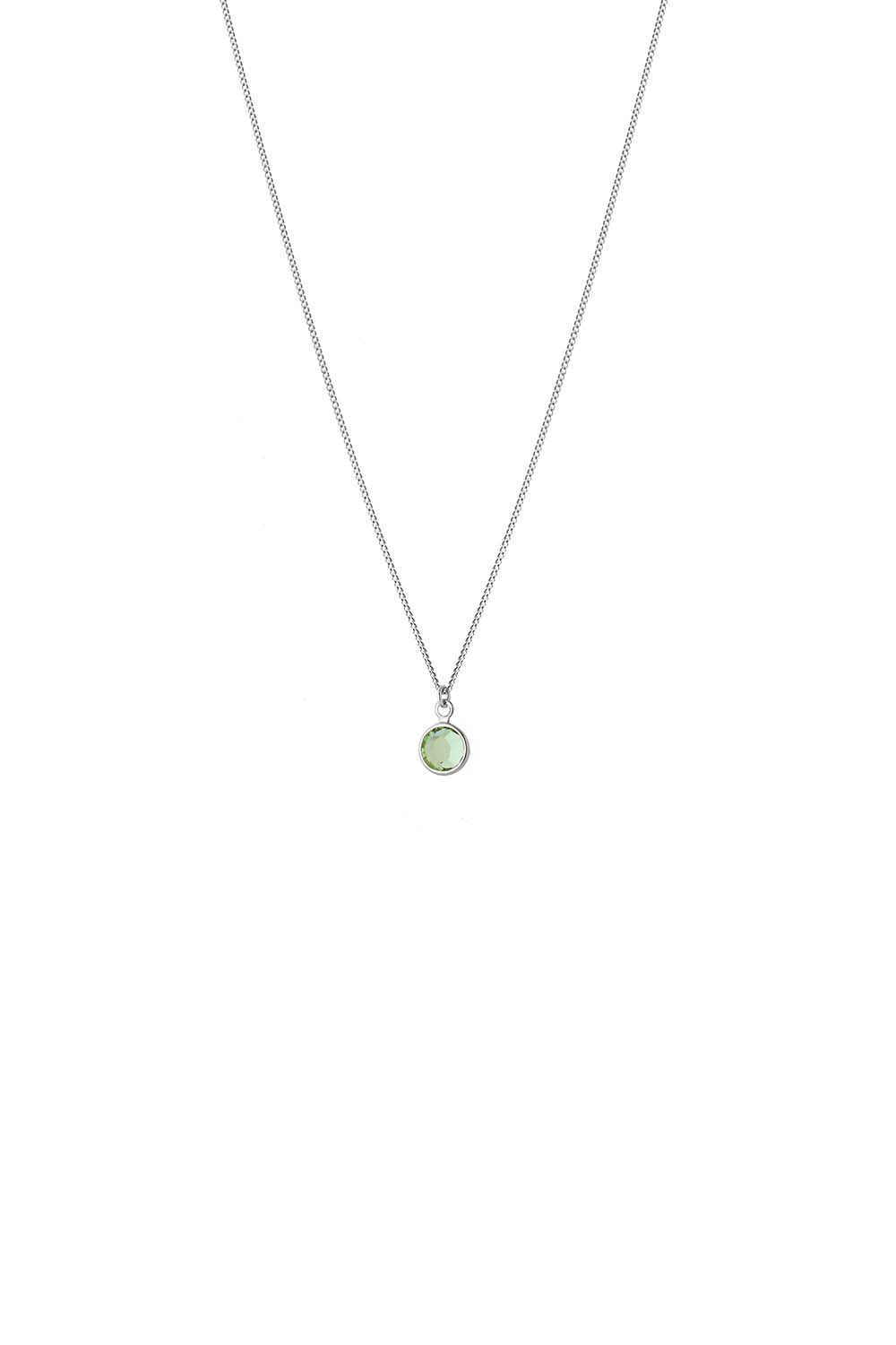 Joy by Corrine Smith August Halskette Silber Peridot 40cm