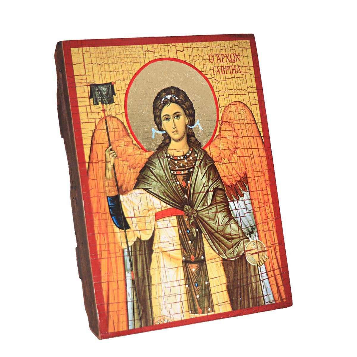 NKlaus Religious Icons Guter Hirte Ikone Holz 16x12,5cm