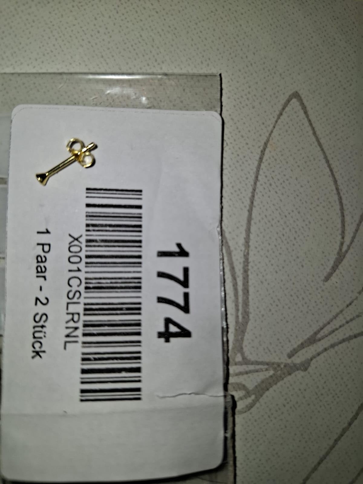 NKlaus Jewellery Ohrstecker 333 Gelbgold 3,5mm Zirkonia
