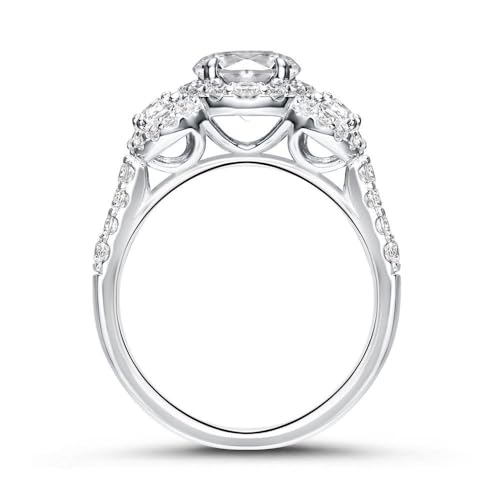 JEWLIX Verlobungsring Silber 925 Zirkonia Größe 54