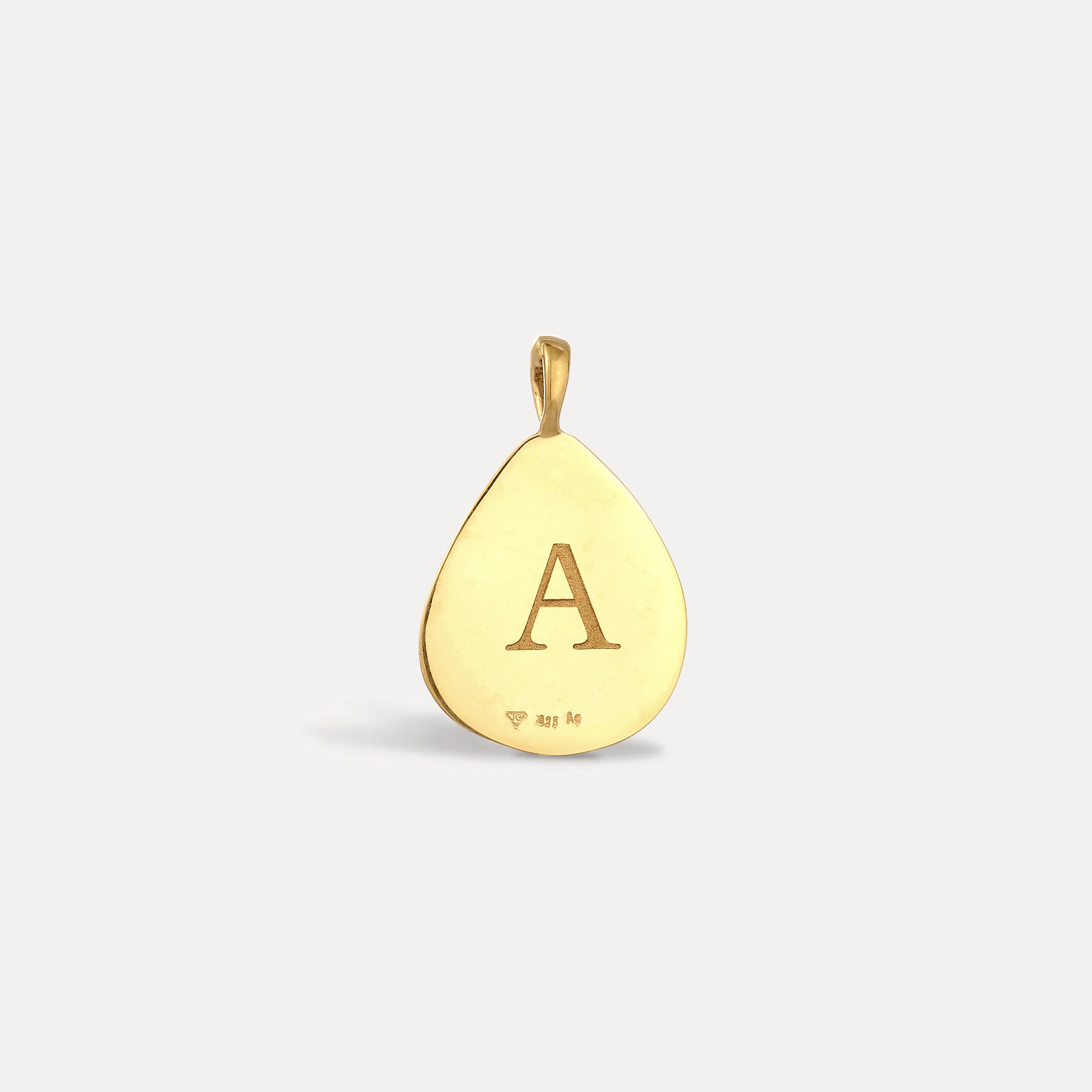 Stilnest Canyon Anhänger Gold Vermeil gravierbar personalisiert