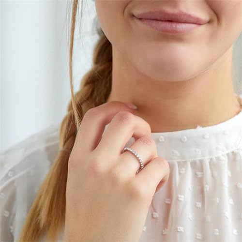 JEWLIX VR0052 Verlobungsring 925 Silber Größe 54 Zirkonia