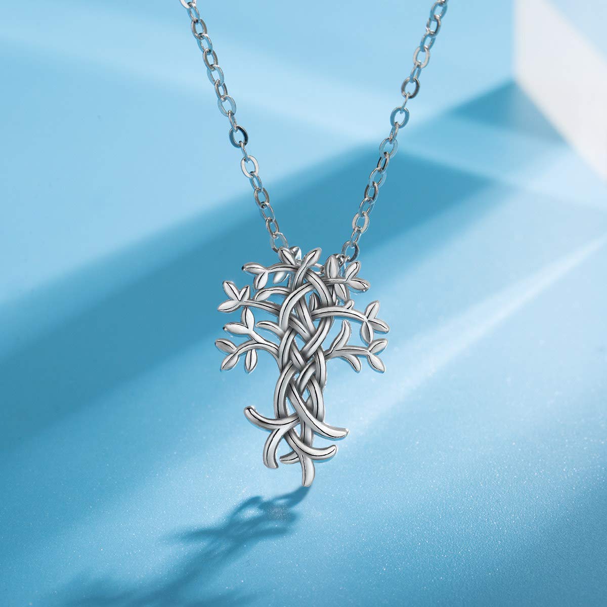 Eudora Harmony Bola Baum Halskette Silber 45,7 cm 925 Sterling