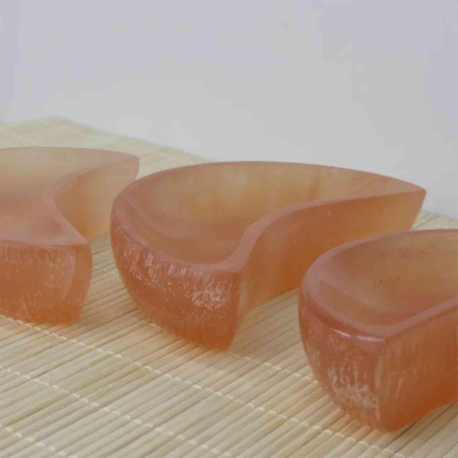 NKlaus Healing Crystals Selenit Mondschale 10x7cm